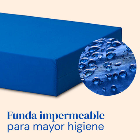 Cama articulada con colchón Sanitario HR impermeable