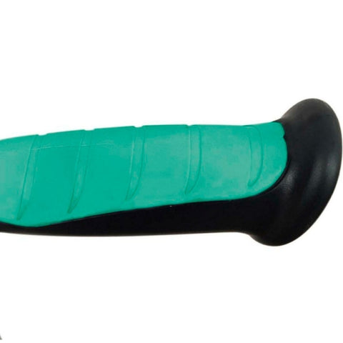 Pack 2 muletas de aluminio con puño anatómico de goma color verde