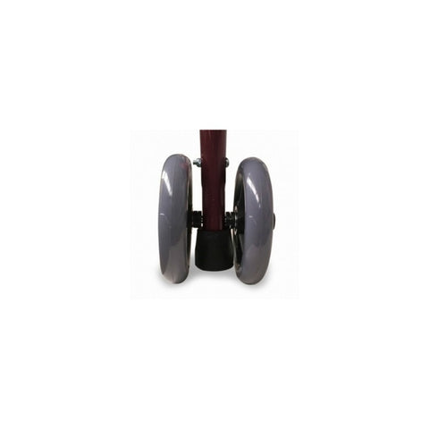 Andador plegable de 4 ruedas y frenos por presión