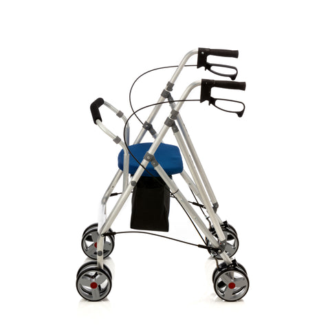 Andador Premium de 4 ruedas y frenos en manetas