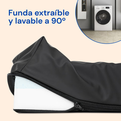 Cojín antiescaras viscoelástico impermeable y transpirable