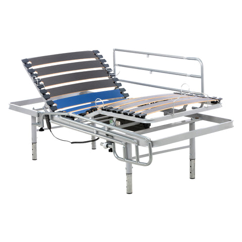 Cama Articulada Compacta regulable en altura con barandillas - 90x200 cm