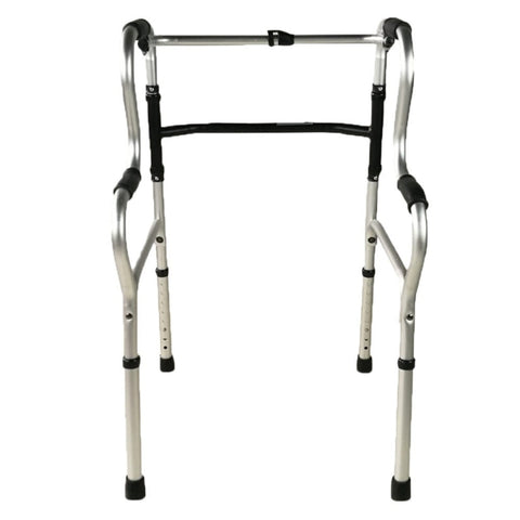 Andador plegable sin ruedas doble empuñadura