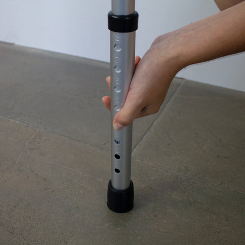 Andador plegable sin ruedas doble empuñadura