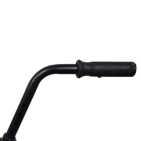 Andador plegable de 4 ruedas y frenos por presión