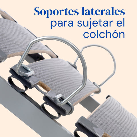 Cama articulada con colchón Sanitario HR y barandillas