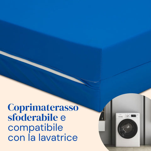 Pack Cama Articulada regulable en altura con Colchón Sanitario Professional HR (105x200 cm, Barandillas)