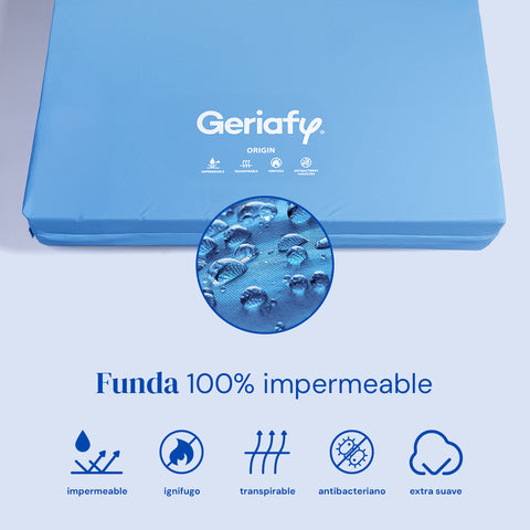 Colchón impermeable de espuma | Corte superior en cuadrícula - Origin HR - 105x190 cm