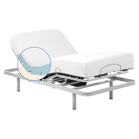 Pack Cama Articulada con Colchón Viscoelástico Tencel | Mando inalámbrico