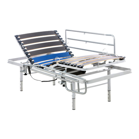 Cama Articulada Compacta regulable en altura con barandillas - 105x190 cm