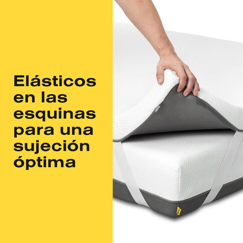 Ferlex - Topper Colchón Elion en Espuma Viscoelástica de 7 cm - 160x200 cm